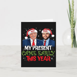 Carte Funny Trump Noël est arrivé au début de cette anné