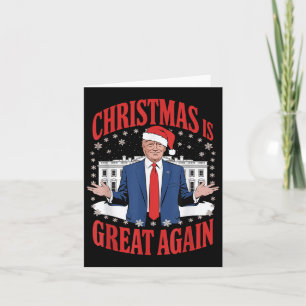 Carte Funny Trump Xmas Pajamas Père Noël Trump Noël 2012
