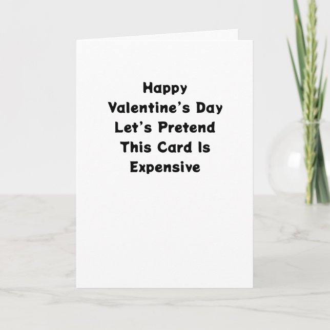Carte Funny Valentine’s Day Card  (Devant)