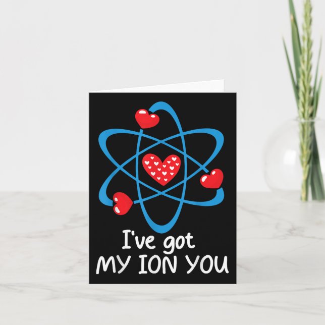 Carte Funny Valentines Jour Professeur de sciences Ive J (Devant)