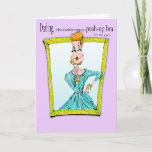 Carte #funnyborn woman, Funny women amitié card