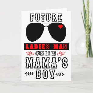 Carte Futur Don Juan Actuel Fils à Maman - Amusant Saint