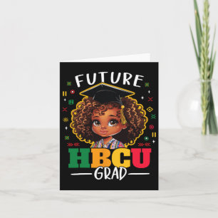 Carte Futur Hbcu Grad Kids Black Girl Afro Black Histori