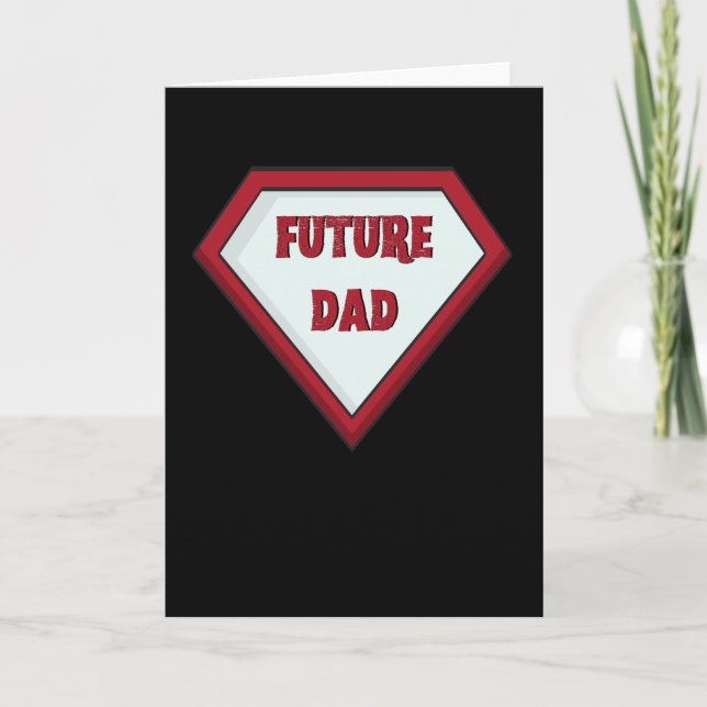 Carte Futur Papa Papa Sera Cadeau Père Bébé Vient (Devant)