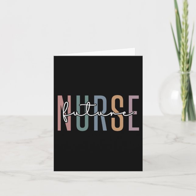 Carte Future Nurse | Nurse in training gifts (Devant)