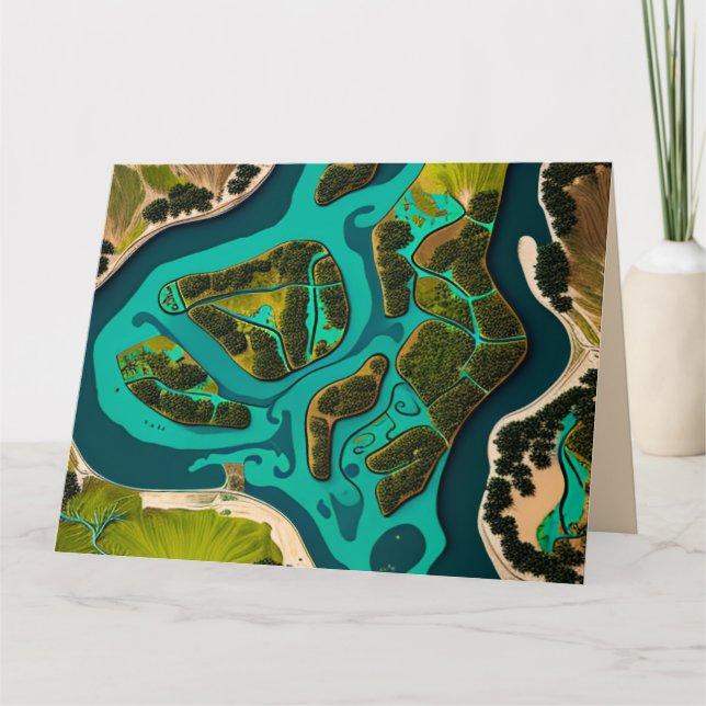 Carte Futuristic Marshlands (Devant)