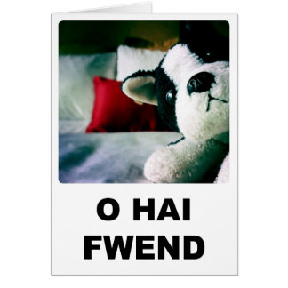 Carte Fwend O Hai