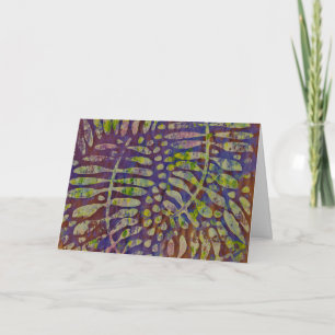 Carte Gabarit d'impression Gelli Art Abstrait