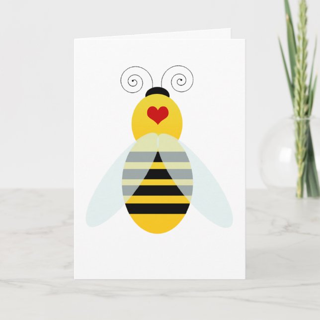 Carte gaffez les cuties d'abeille (Devant)