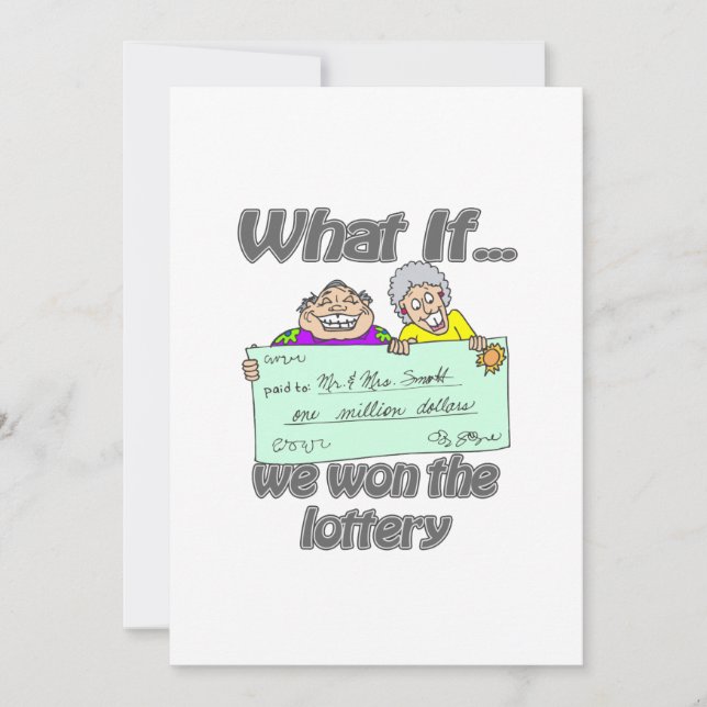 Carte Gagnants de loterie (Devant)