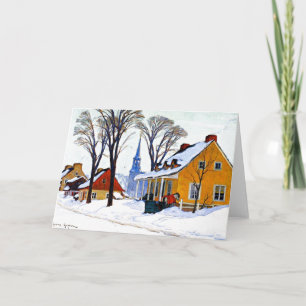 Carte Gagnon - Winter Morning, Baie-Saint Paul