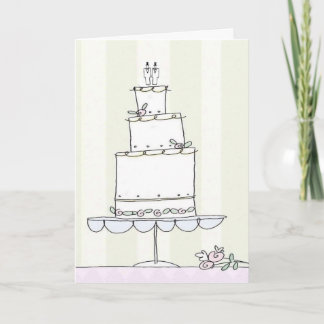Carte gaie de congrats de mariage