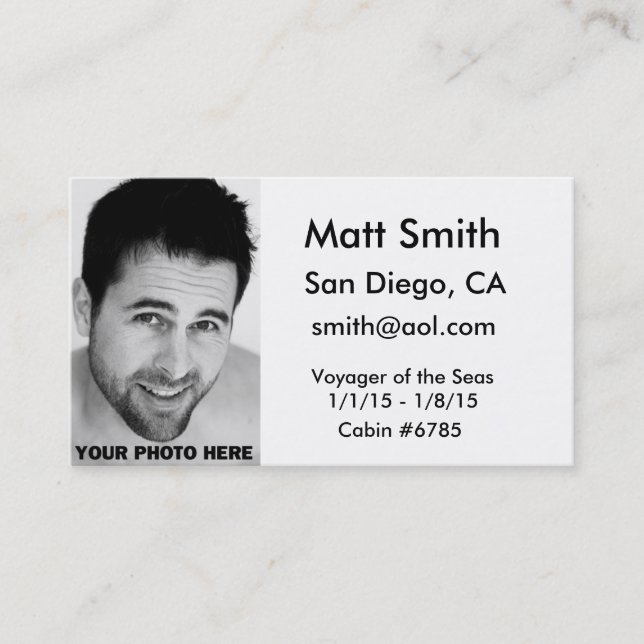 Carte gaie de croisière (Devant)