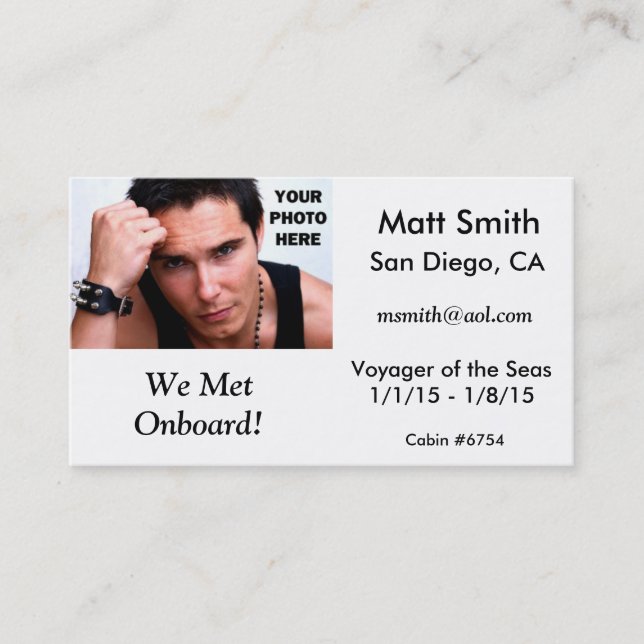 Carte gaie de croisière (Devant)