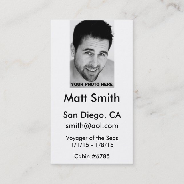 Carte gaie de croisière (Devant)