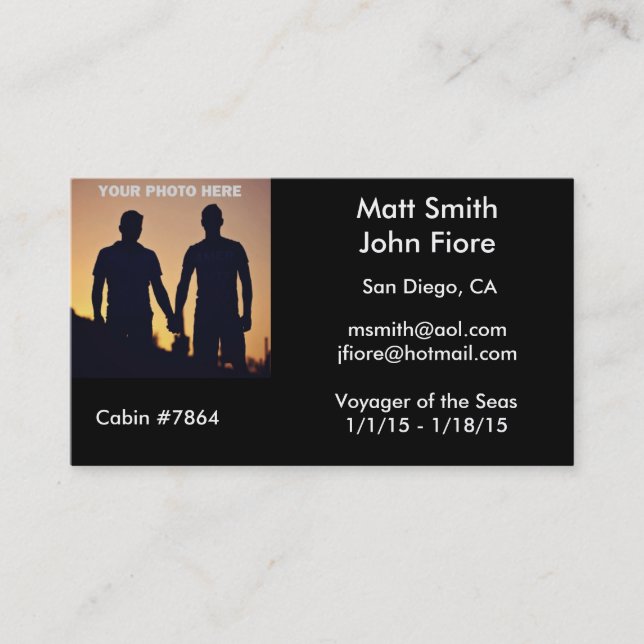 Carte gaie de croisière (Devant)