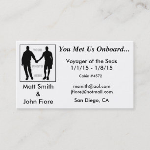 Carte gaie de croisière (avec le dos)