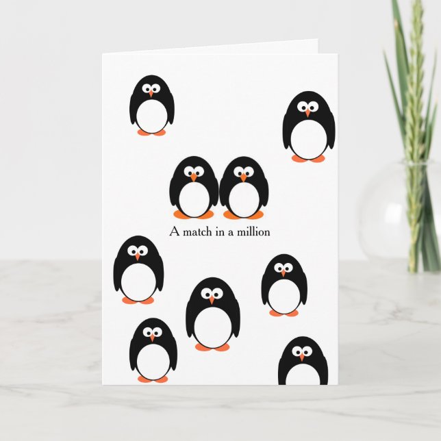 Carte gaie de fiançailles (Devant)