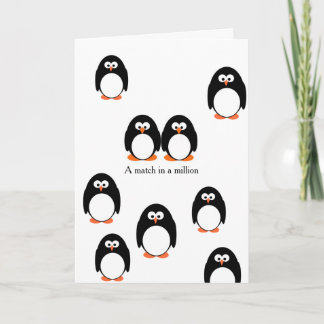 Carte gaie de fiançailles