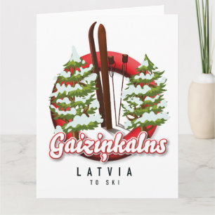 Carte Gaiziņkalns Lettonie logo ski