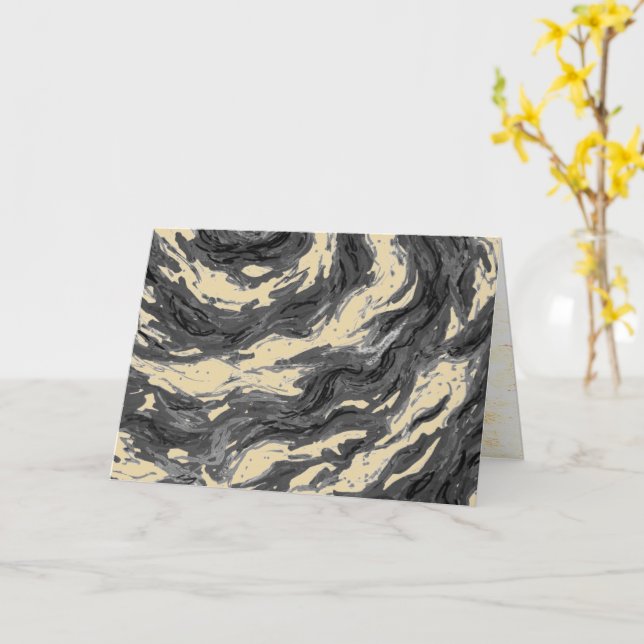 Carte Galaxie spirale violette (Fleur jaune)