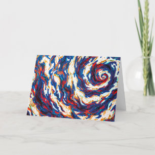 Carte Galaxie spirale violette