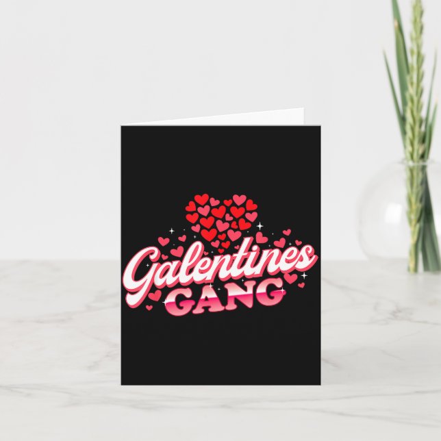 Carte Galentines Gang - Galentine's Day Gals Sisterhood  (Devant)
