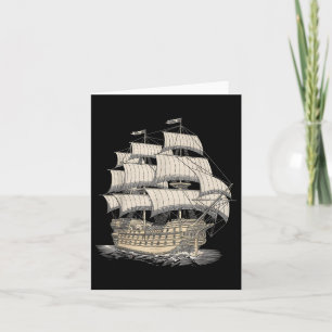 Carte Galleon Navire Voile Nautique Voilier Ocean Adve