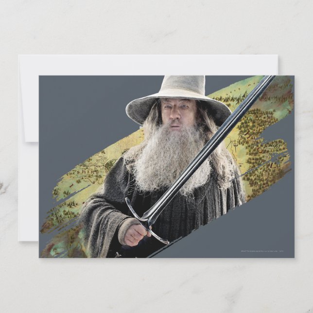 Carte Gandalf With Sword Green (Devant)