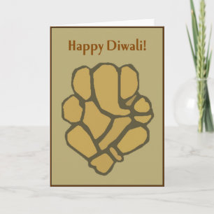 Carte Ganesh Diwali Abstraite