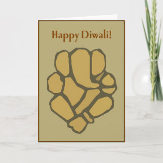 Carte Ganesh Diwali Abstraite
