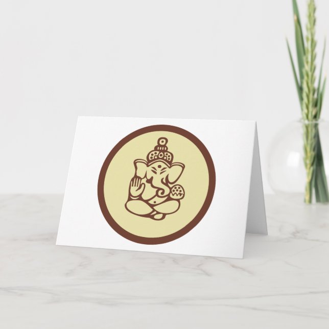 Carte Ganesha Cadeau (Devant)