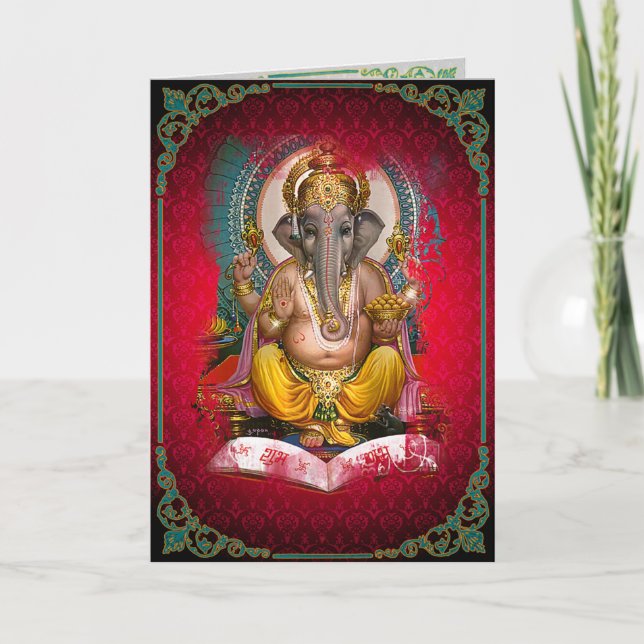 Carte GANESHA - Carte, salutation, note (Devant)