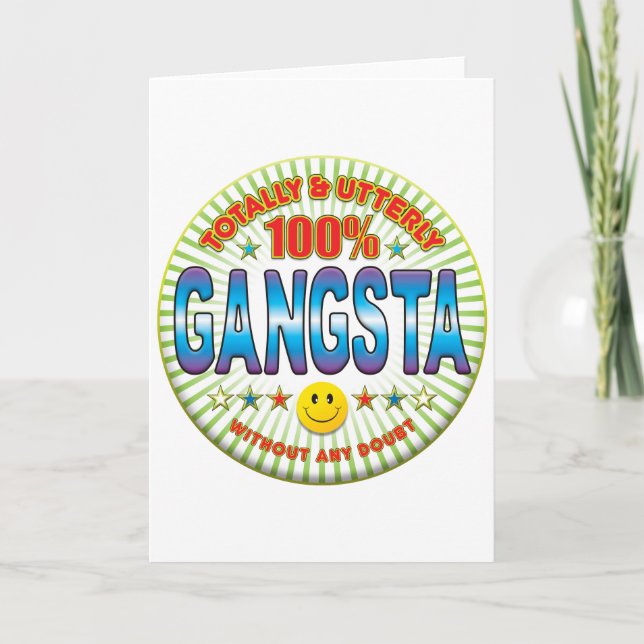 Carte Gangsta Totalement (Devant)