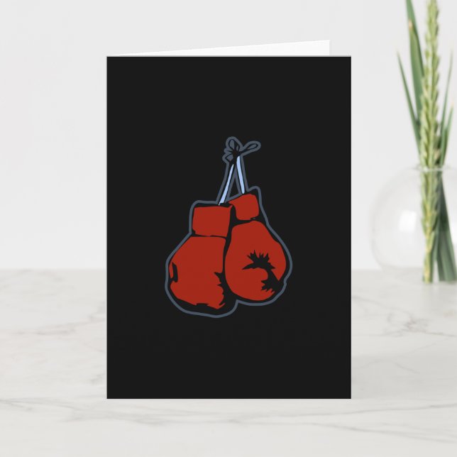 Carte Gants de boxe vintages (Devant)