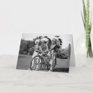 Carte Garçons de Natif américain, les années 1930