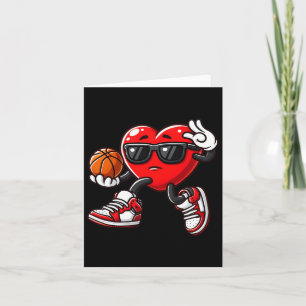 Carte Garçons Toddler Coeur mignon Jouer Basket-ball Val
