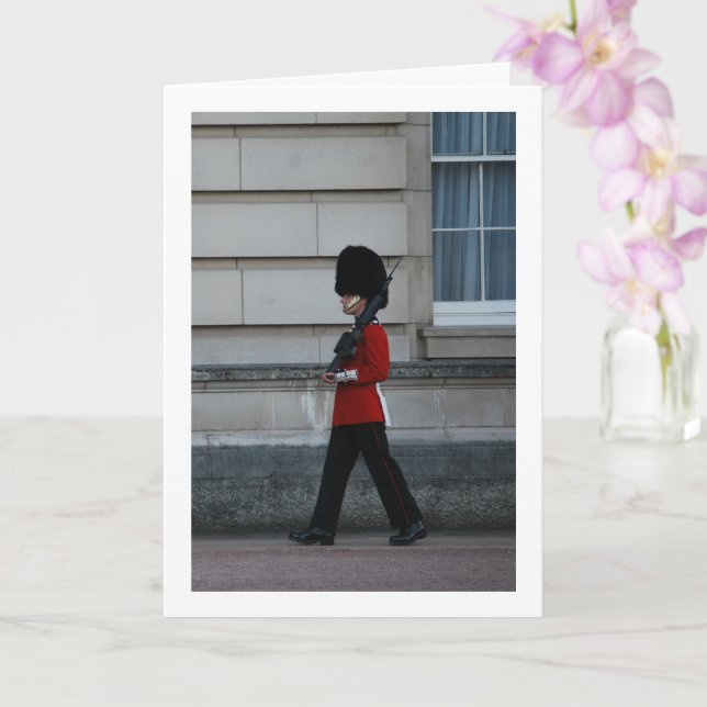 Carte Garde de la reine au palais de Buckingham (Orchidée)