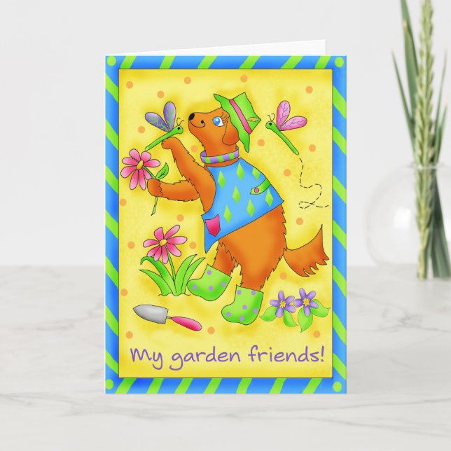 Carte Garden Friends (Devant)