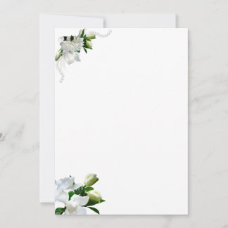 Carte Gardenias de mariage