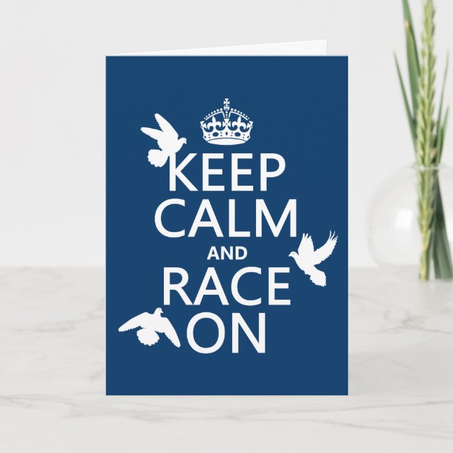 Carte Garder le calme et la course (Pigeons) (toutes les (Devant)