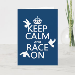 Carte Garder le calme et la course (Pigeons) (toutes les