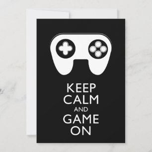 Carte GARDEZ LE CALME ET LE JEU EN MARCHE - Pavé de jeu