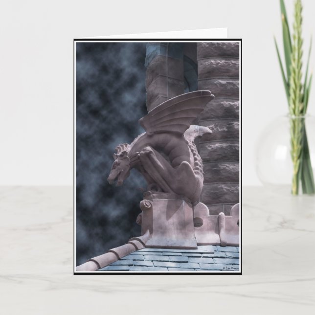 Carte Gargouille de Halloween (Devant)
