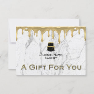 Carte Gâteau Boulangerie Gold Drige Pâtisserie Chef Marb