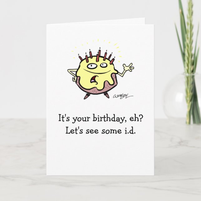 Carte Gâteau d'anniversaire (Devant)