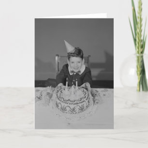 Carte Gâteau d'anniversaire