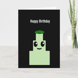 Carte Gâteau d'anniversaire : Gâteau de citron vert