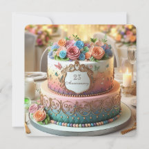 GÂTEAU FLEURI COLORÉ ÉLABORER