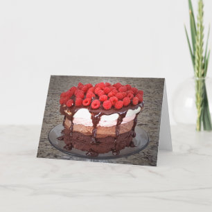 Carte Gâteau Framboise Chocolat Fraise Vanille Gâteaux